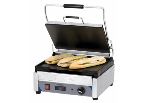  Casselin Panini Grill Smooth | With Timer 