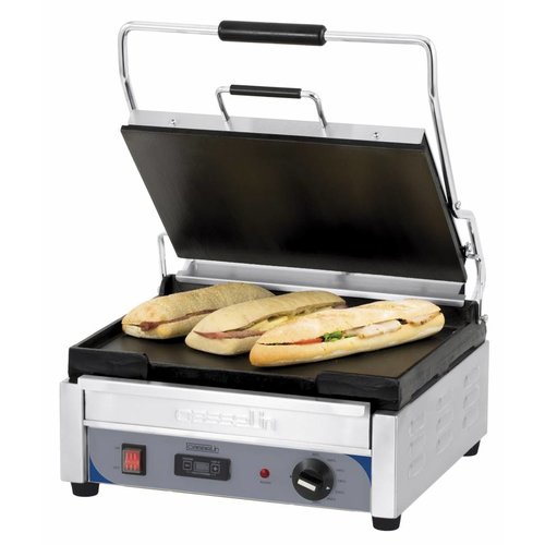  Casselin Panini Grill Smooth | With Timer 