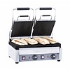 Casselin Dubbele contact grill geribbeld | 445 x 242mm