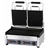 Casselin Double Stainless Steel Contact Panini Grill | Smooth/grooved
