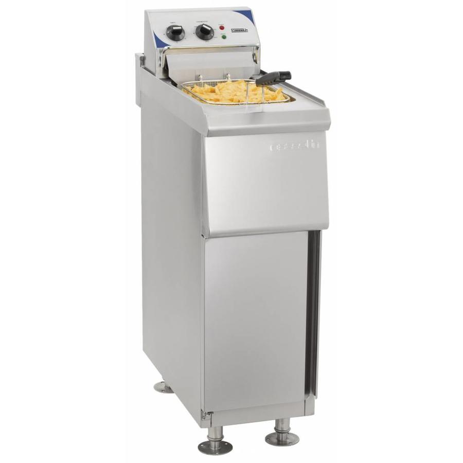 Friteuse électrique avec base en acier inoxydable | 10L