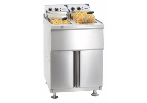  Casselin Friteuse électrique avec base | 2x10L 