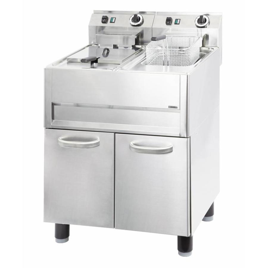 Electric Fryer Stainless Steel | 2x13L