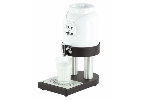  Casselin Distributeur de lait froid en porcelaine | 4 litres 