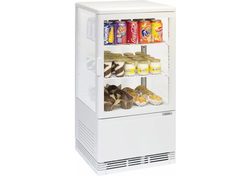  Casselin Soft Drinks Showcase White | Compact Series 