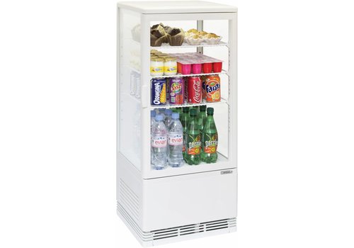  Casselin Glass refrigerated display case | White 