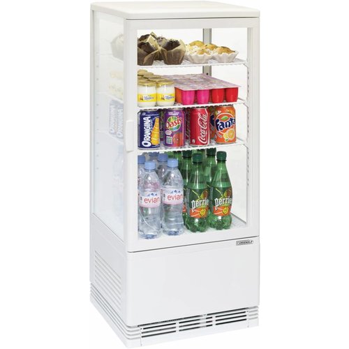  Casselin Glass refrigerated display case | White 