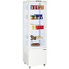Casselin Refrigerated Showcase White with Wheels | 235L