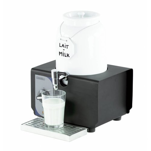  Casselin Distributeur de lait chaud en porcelaine blanche | 4 litres 