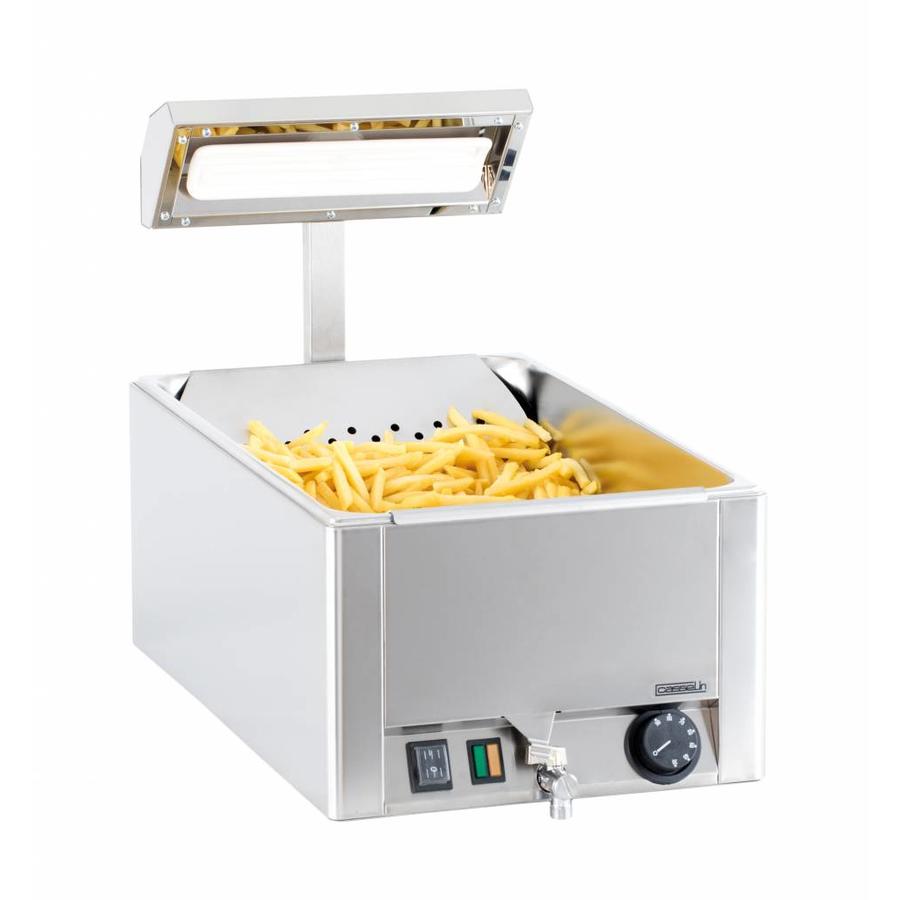 Lampe chauffante pour frites