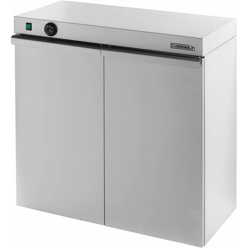  Casselin Armoire chauffante en acier inoxydable | 120 plaques 