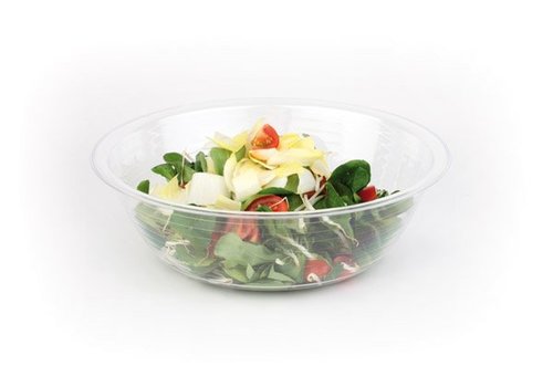  HorecaTraders Salad Bowl White Transparent | 3 Formats 