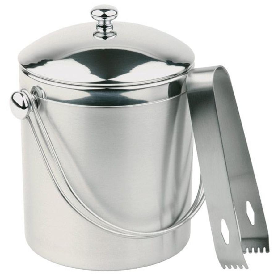 Ice cube bucket with tongs | 1 liter