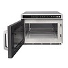 Hendi Programmierbare Mikrowelle aus Edelstahl | Mit USB 1800 Watt