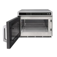 Programmierbare Mikrowelle aus Edelstahl | Mit USB 1800 Watt