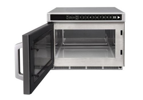  Hendi Micro-ondes programmable en acier inoxydable | Avec USB 1800 watts 