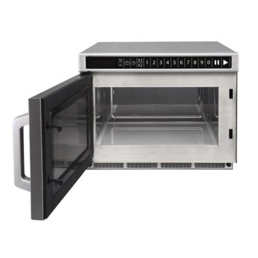 Stainless Steel Microwave Programmable | With USB 1800 Watts