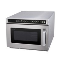 Programmierbare Mikrowelle aus Edelstahl | Mit USB 1800 Watt