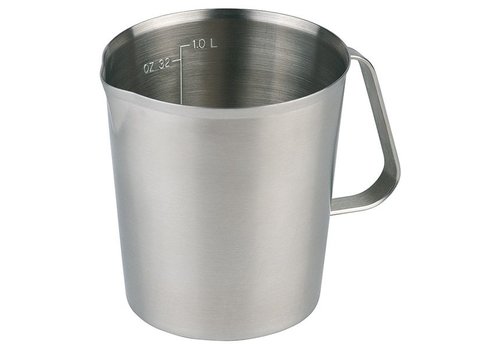  HorecaTraders Stainless steel measuring cup | 2 Formats 