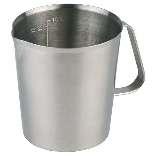  HorecaTraders Stainless steel measuring cup | 2 Formats 