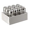 HorecaTraders Herb Shaker 3 Sprinkling Holes | 12 pieces