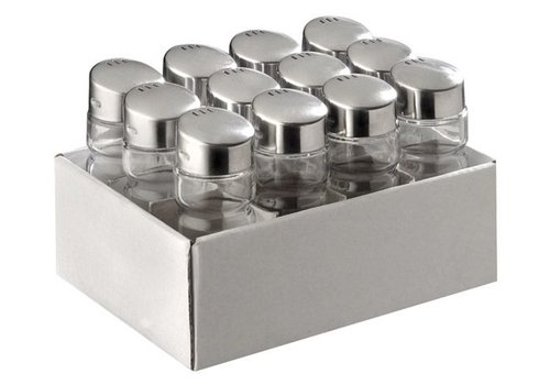  HorecaTraders Herb Shaker 3 Sprinkling Holes | 12 pieces 