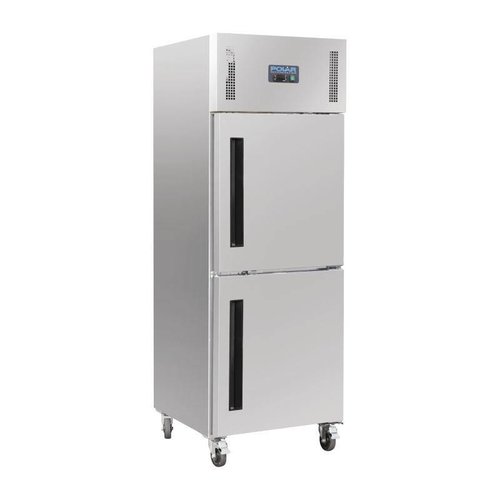  Polar Vriezer met gedeelde deur | RVS | 600ltr 