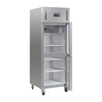 Congélateur avec porte divisée | acier inoxydable | 600 litres