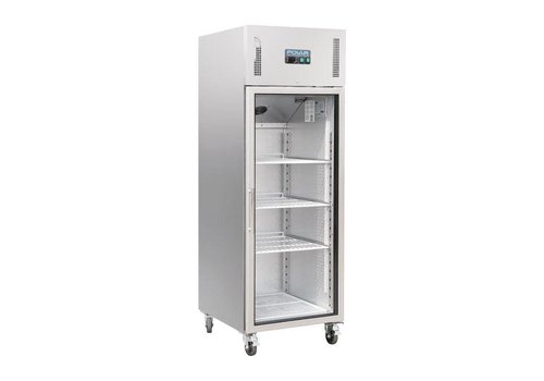  Polar Refrigeration with glass door | stainless steel | 600L 