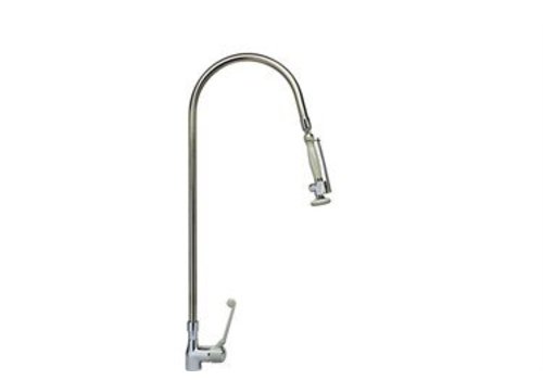  HorecaTraders Douche de pré-rinçage en acier inoxydable (H) 98 cm 