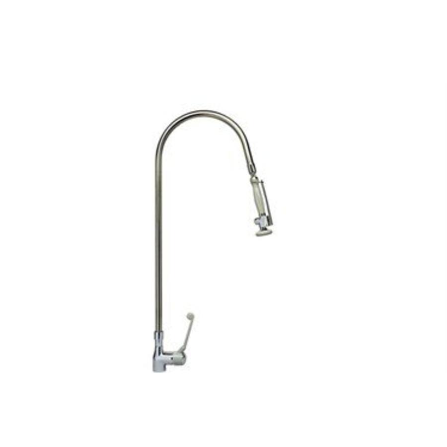 Douche de pré-rinçage en acier inoxydable | (H)98cm
