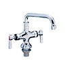 HorecaTraders Mixer Tap Straight Neck | 2 Dimensions