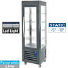 HorecaTraders Stainless Steel Freezer Display | 5 Levels | 360 liters | Anthracite