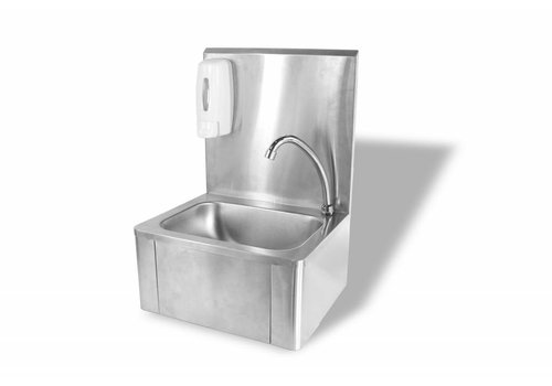  HorecaTraders Small Wash Basin with Knee Control | Best sold 