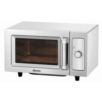 Stainless steel microwave with rotary knob