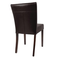 Leatherette Chair Brown | 2 pieces