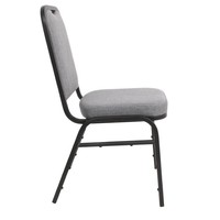 Chaise de banquet Bolero en acier gris | 4 pièces