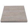 Bolero Quadratische Tischplatte Vintage Holz | 70 cm