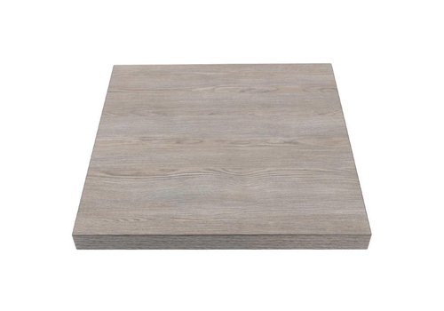  Bolero Plateau de table carré en bois vintage | 70 cm 
