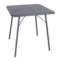 Square steel folding table gray | 70 cm