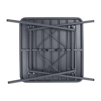 Square steel folding table gray | 70 cm