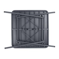 Square steel folding table grey | 70 cm