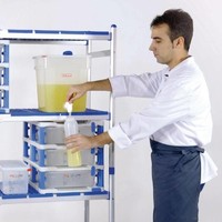 Distributeur de sauce avec robinet - 18 litres
