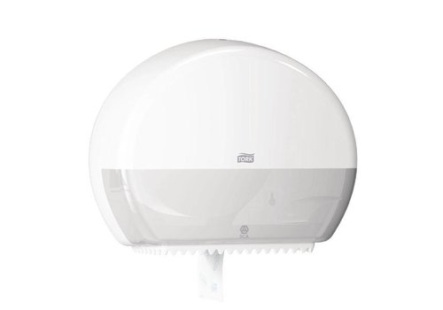  HorecaTraders Mini distributeur de papier toilette Jumbo | Blanc 