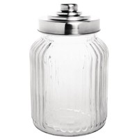 Olympia Ribbed Glass Serving Pot | 90 cl