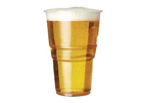  HorecaTraders Verre à bière en plastique (1000 pièces) 