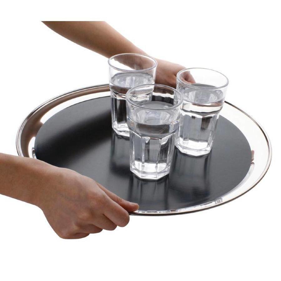 Plateau antidérapant rond | 35,5 cm