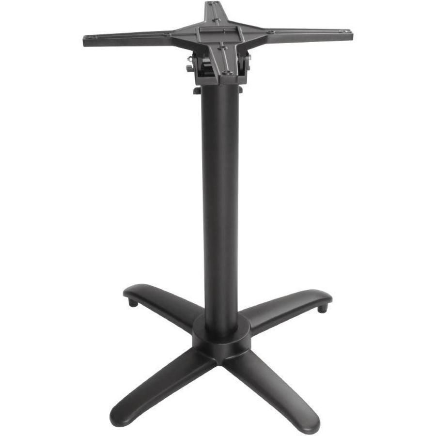 Pied de table pliant en aluminium - hauteur 72 cm