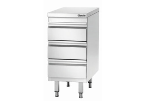  Bartscher Commode | 3 tiroirs 