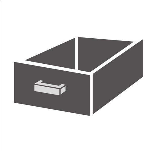  Gastro-M Stainless steel drawers for under-counter 